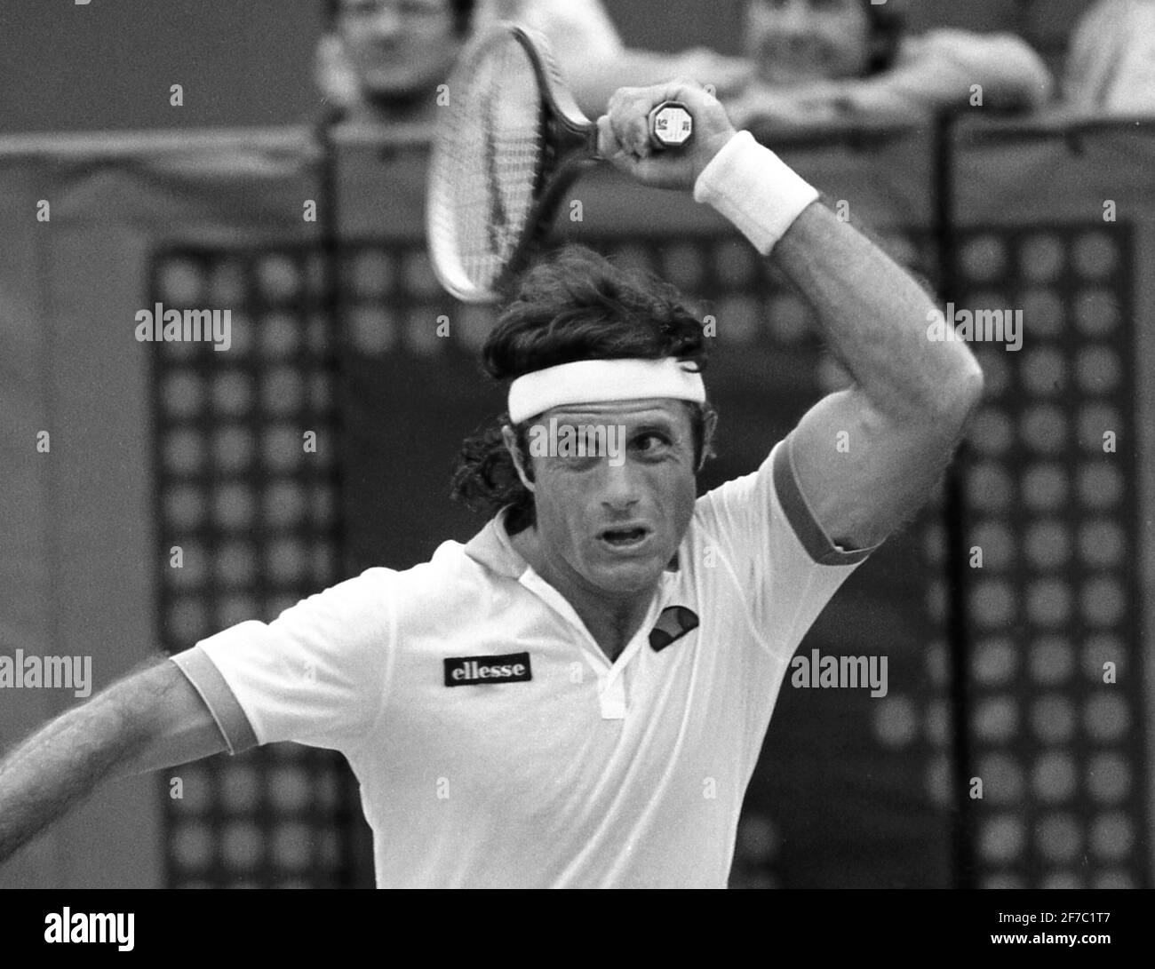 Guillermo Vilas, légende Argentine du tennis Banque D'Images