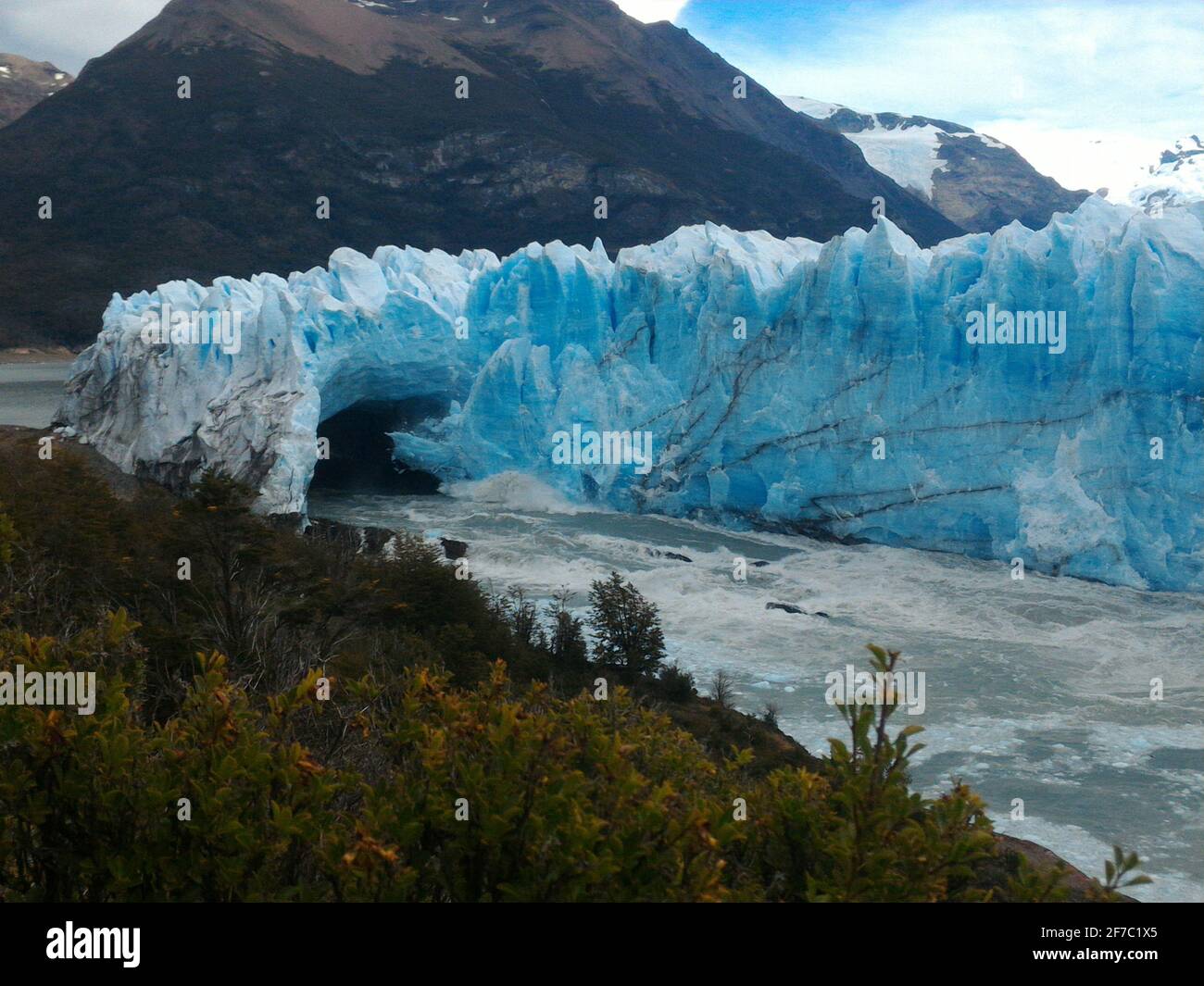Le glacier Perito Moreno, Santa Cruz, Argentine Banque D'Images