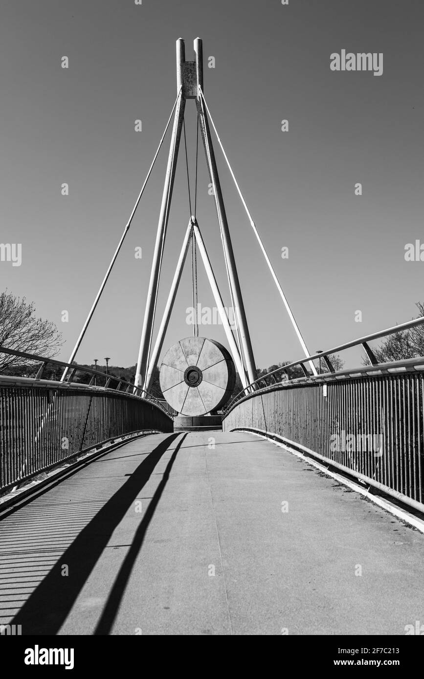 Miller's Bridge Over the River exe, Exeter, Devon, Angleterre Banque D'Images