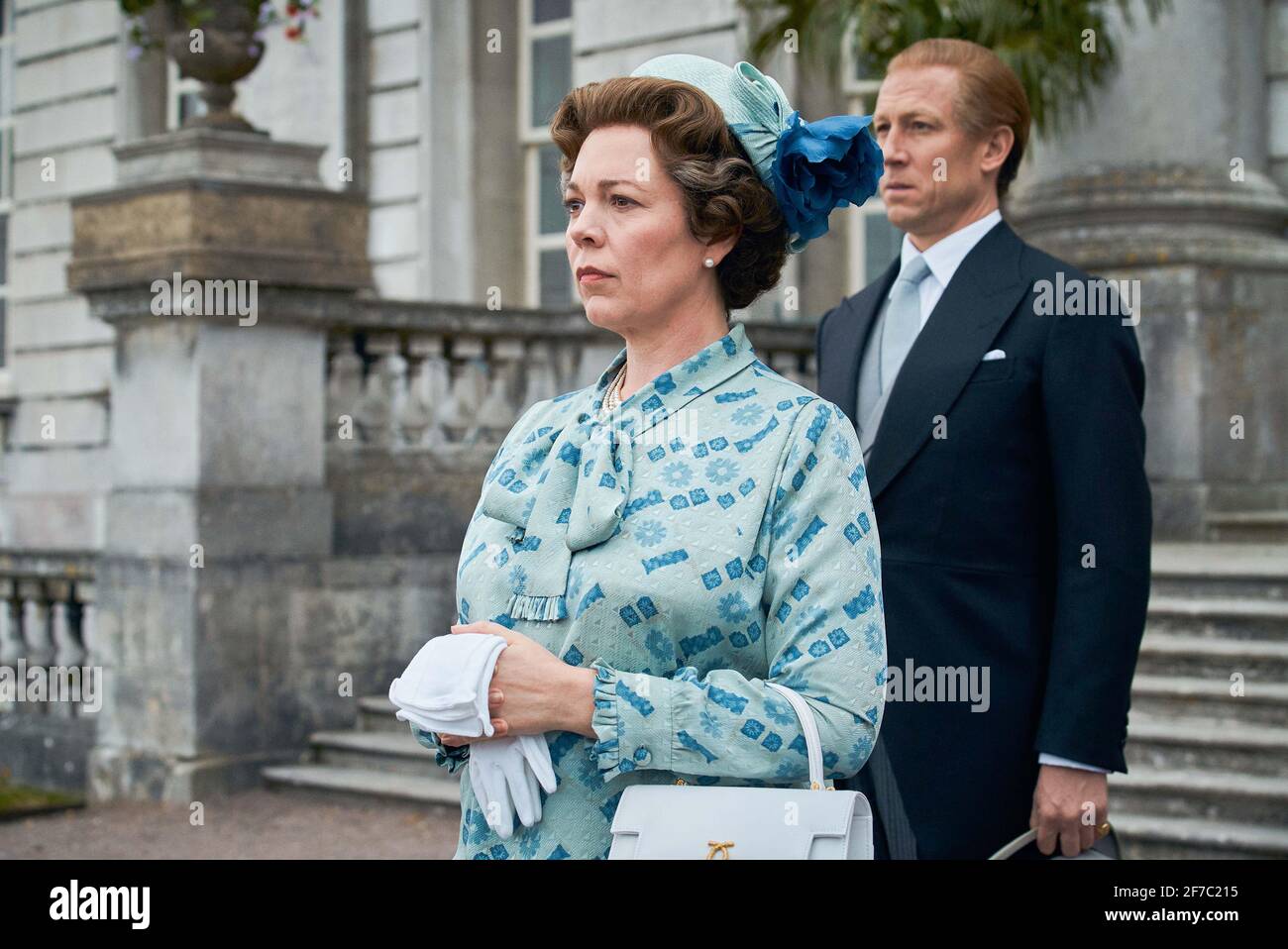 The Crown (série télévisée), saison 4: Olivia Colman comme Reine Elizabeth II Banque D'Images