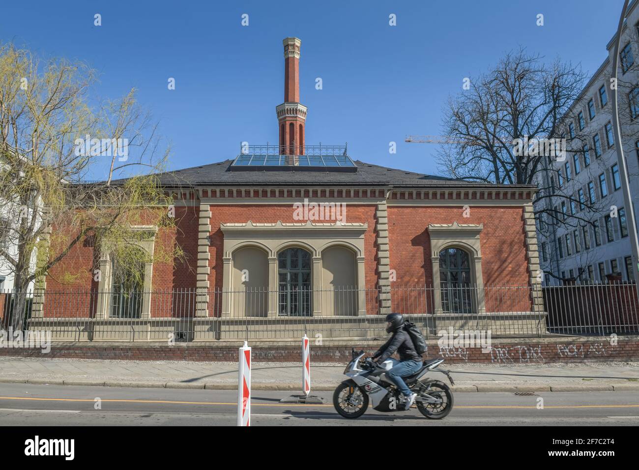 Pumpwerk, Hallesches Ufer, Kreuzberg, Friedrichshain-Kreuzberg, Berlin, Deutschland Banque D'Images