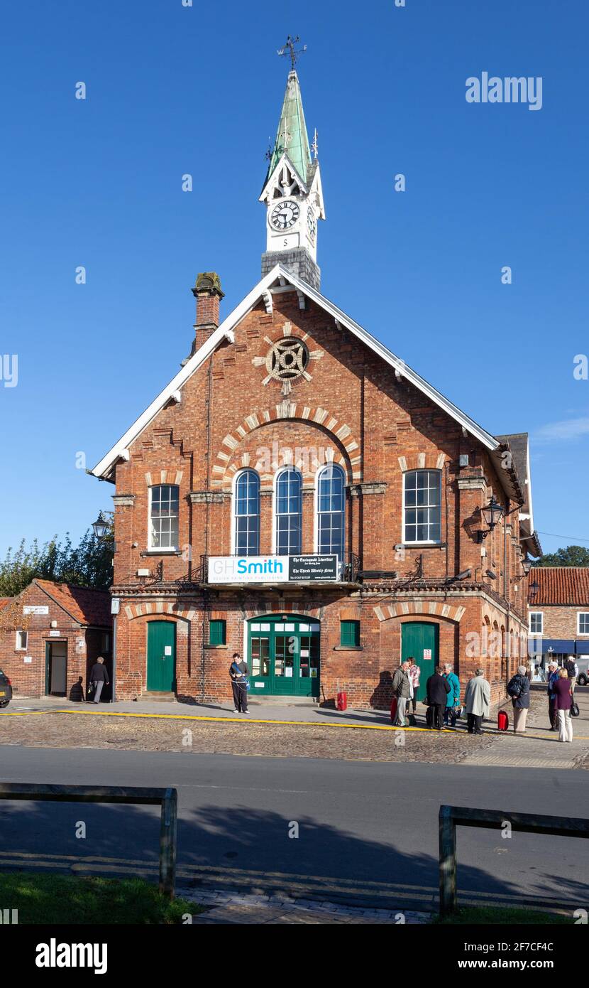 Easingwold Town Hall, un bâtiment victorien situé dans le centre de cette petite ville du North Yorkshire Banque D'Images