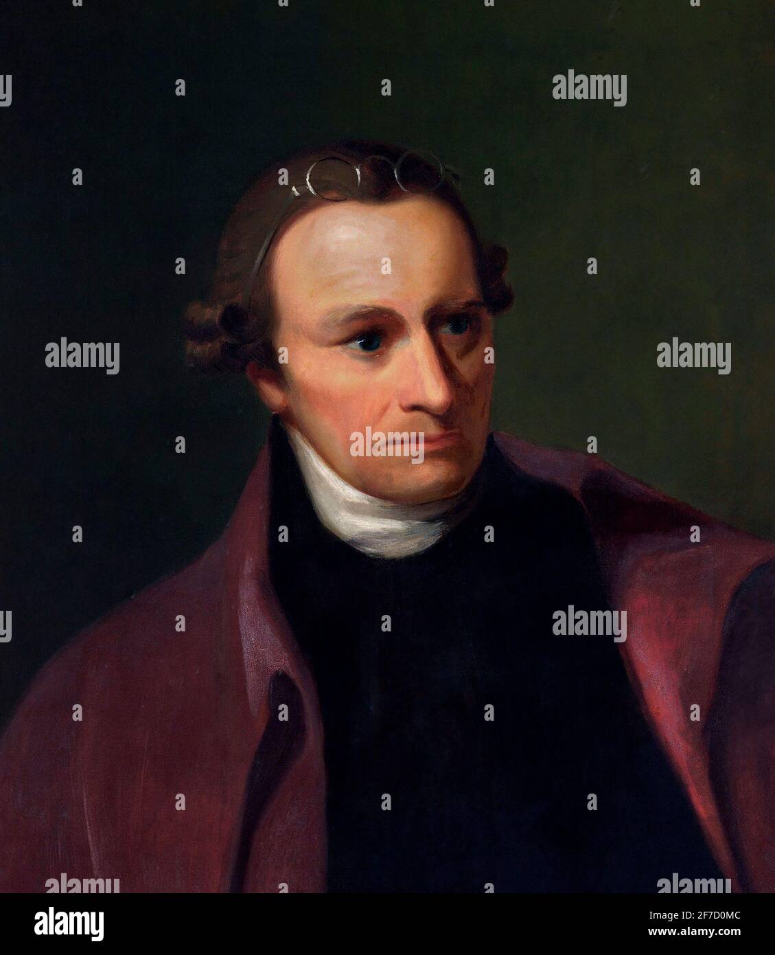 Patrick Henry. Portrait de l'avocat américain et père fondateur, Patrick Henry (1736-1799) par George Matthews Harding, huile sur toile, 1883 (d'après Thomas Sulli) Banque D'Images Patrick Henry. Portrait de l'avocat américain et père fondateur, Patrick Henry (1736-1799) par George Matthews Harding, huile sur toile, 1883 (d'après Thomas Sulli) Banque D'Images