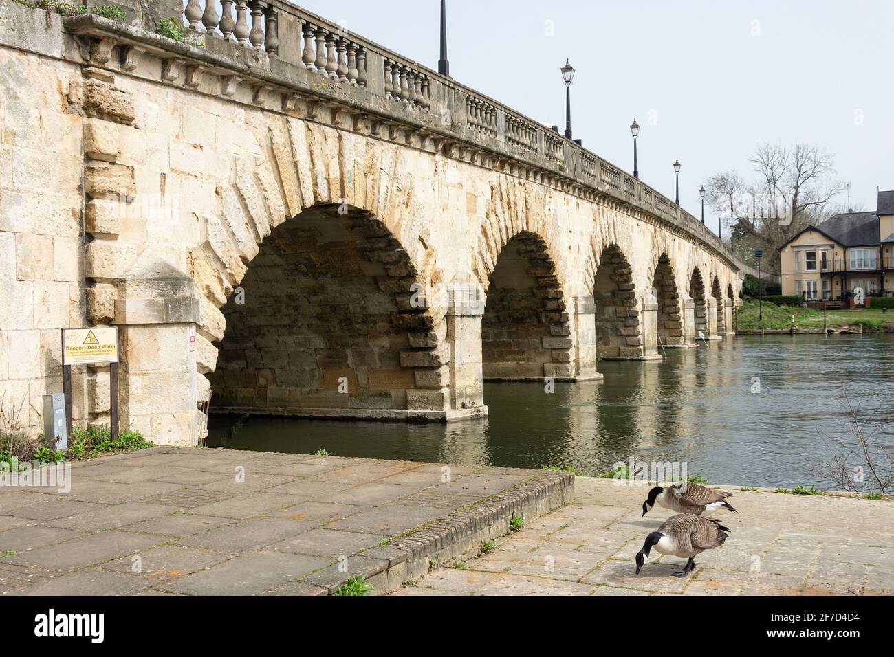18e siècle Pont Maidenhead, Berkshire, Maidenhead, Angleterre, Royaume-Uni Banque D'Images
