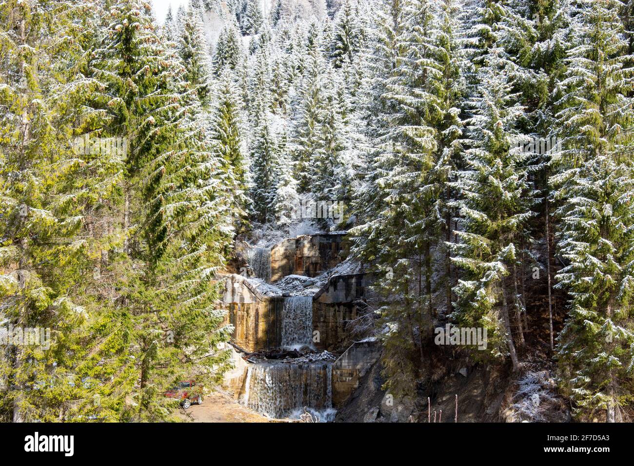 Printemps à Sappada, udine Banque D'Images