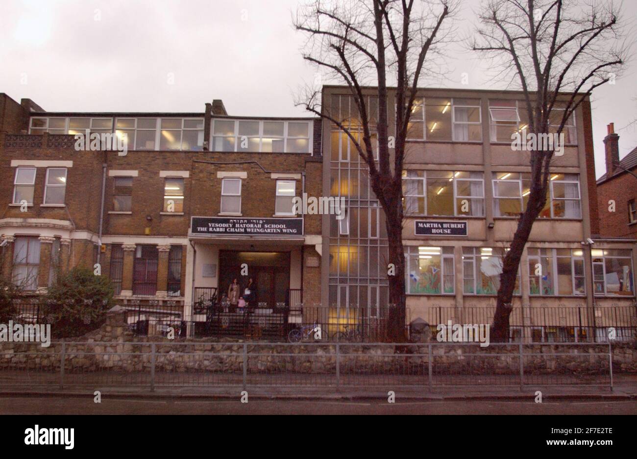 L'ÉCOLE YESOBEY HATORAH À STAMFORD HILL.22/1/04 PILSTON Banque D'Images