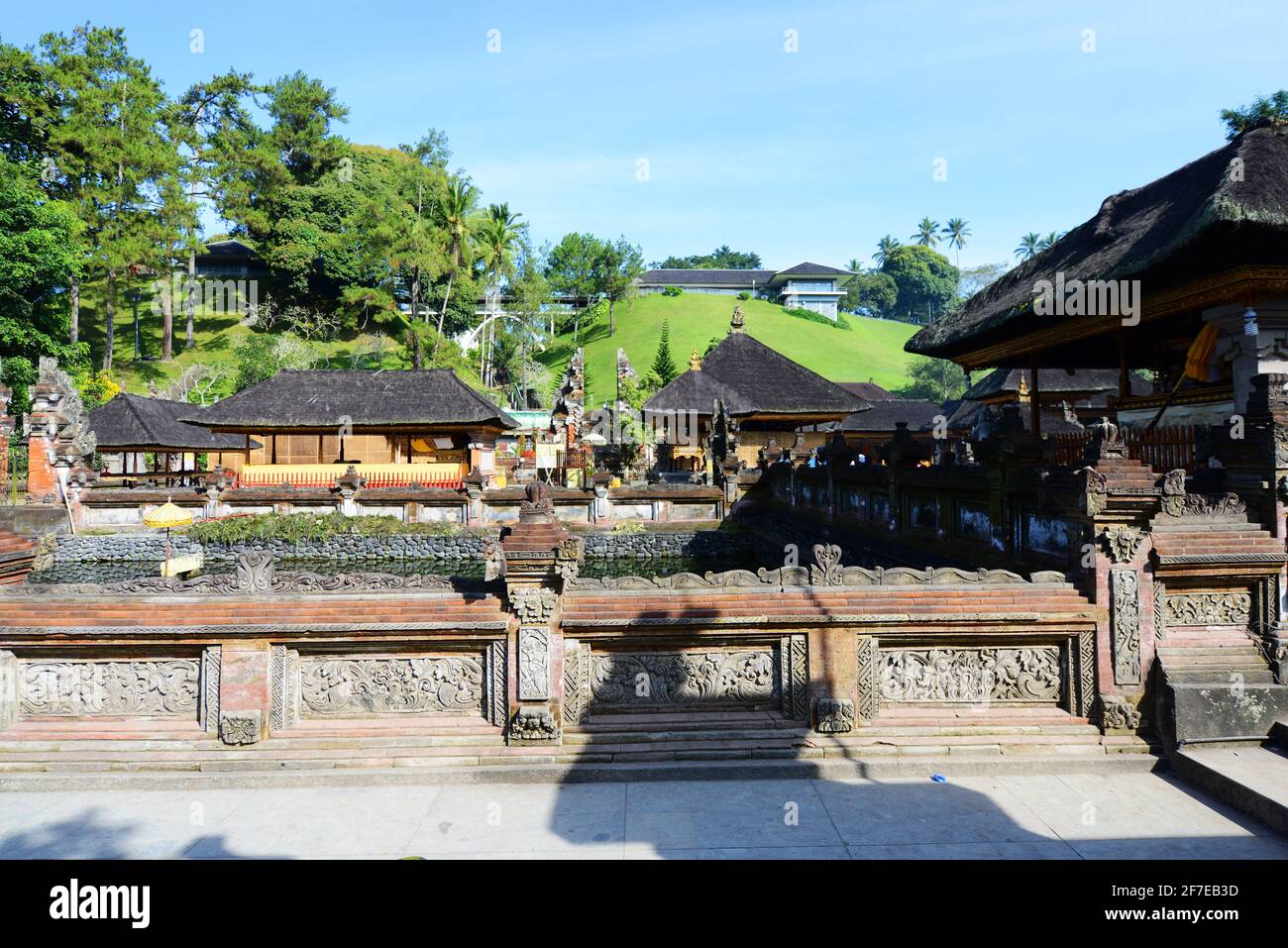 Le temple de Tirta Empul à Bali, en Indonésie. Banque D'Images