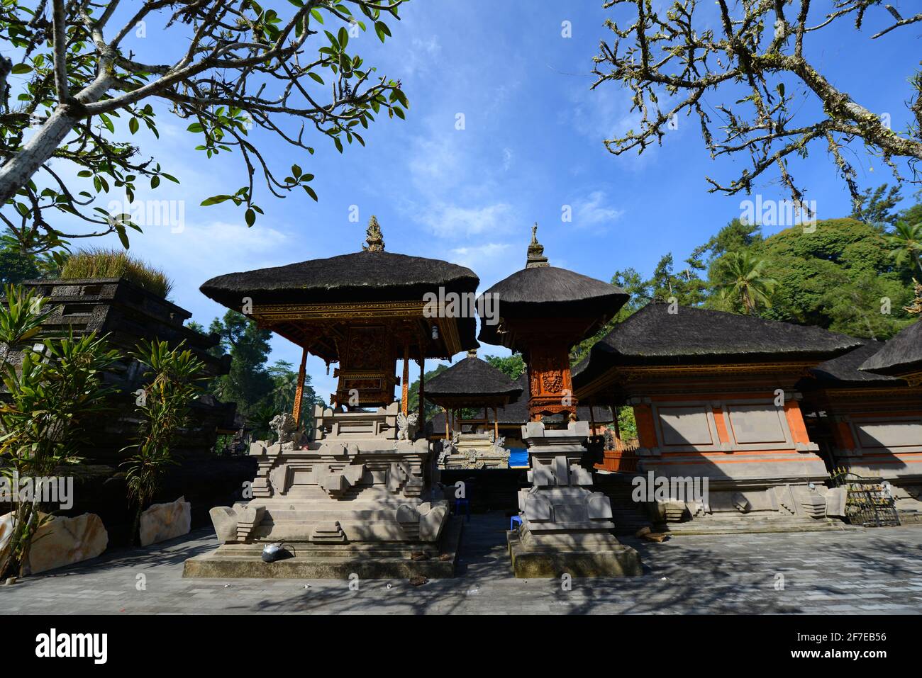 Le temple de Tirta Empul à Bali, en Indonésie. Banque D'Images