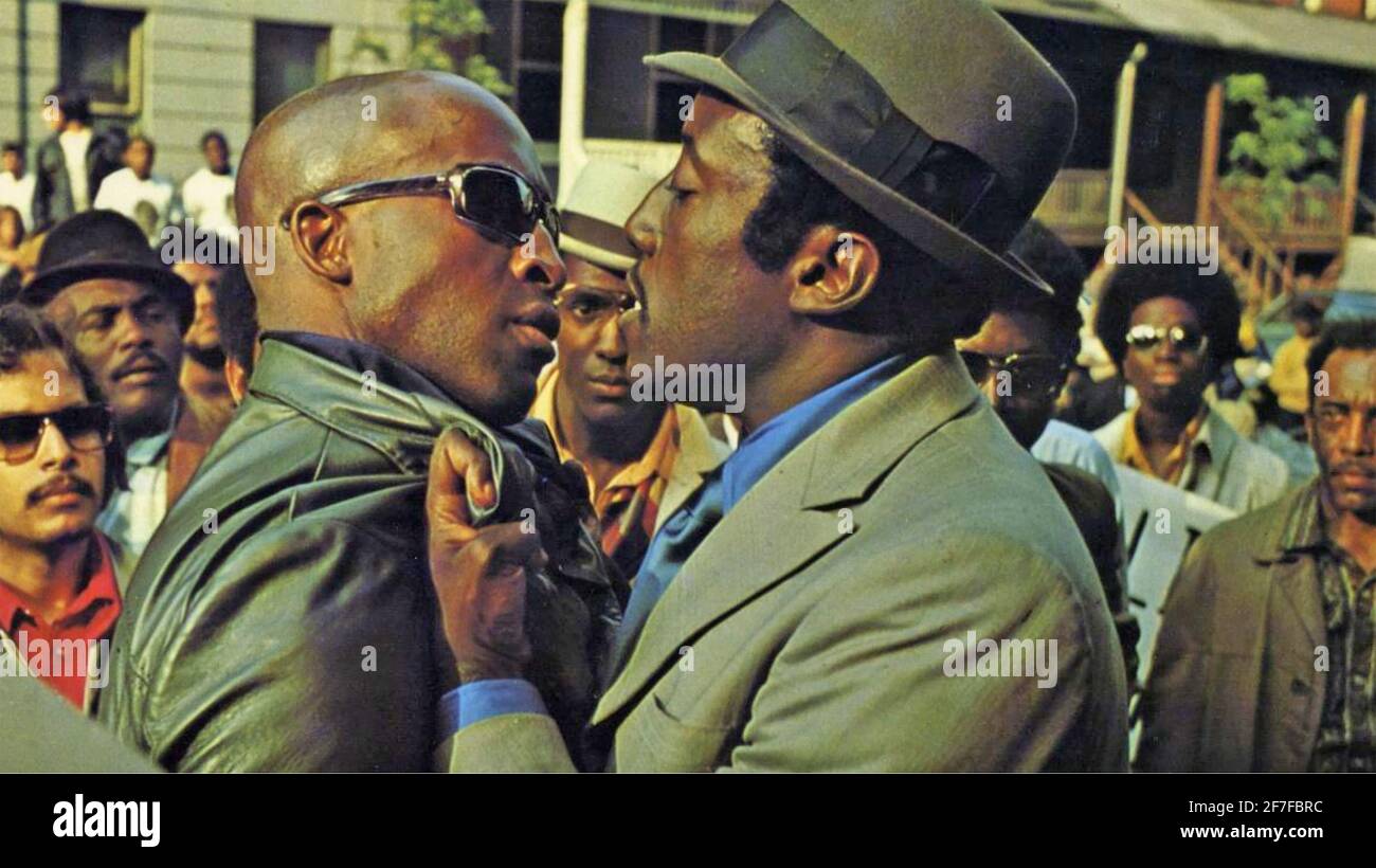 LE COTON VIENT AU film HARLEM 1970 United Artists avec Geoffrey Cambridge à droite Banque D'Images