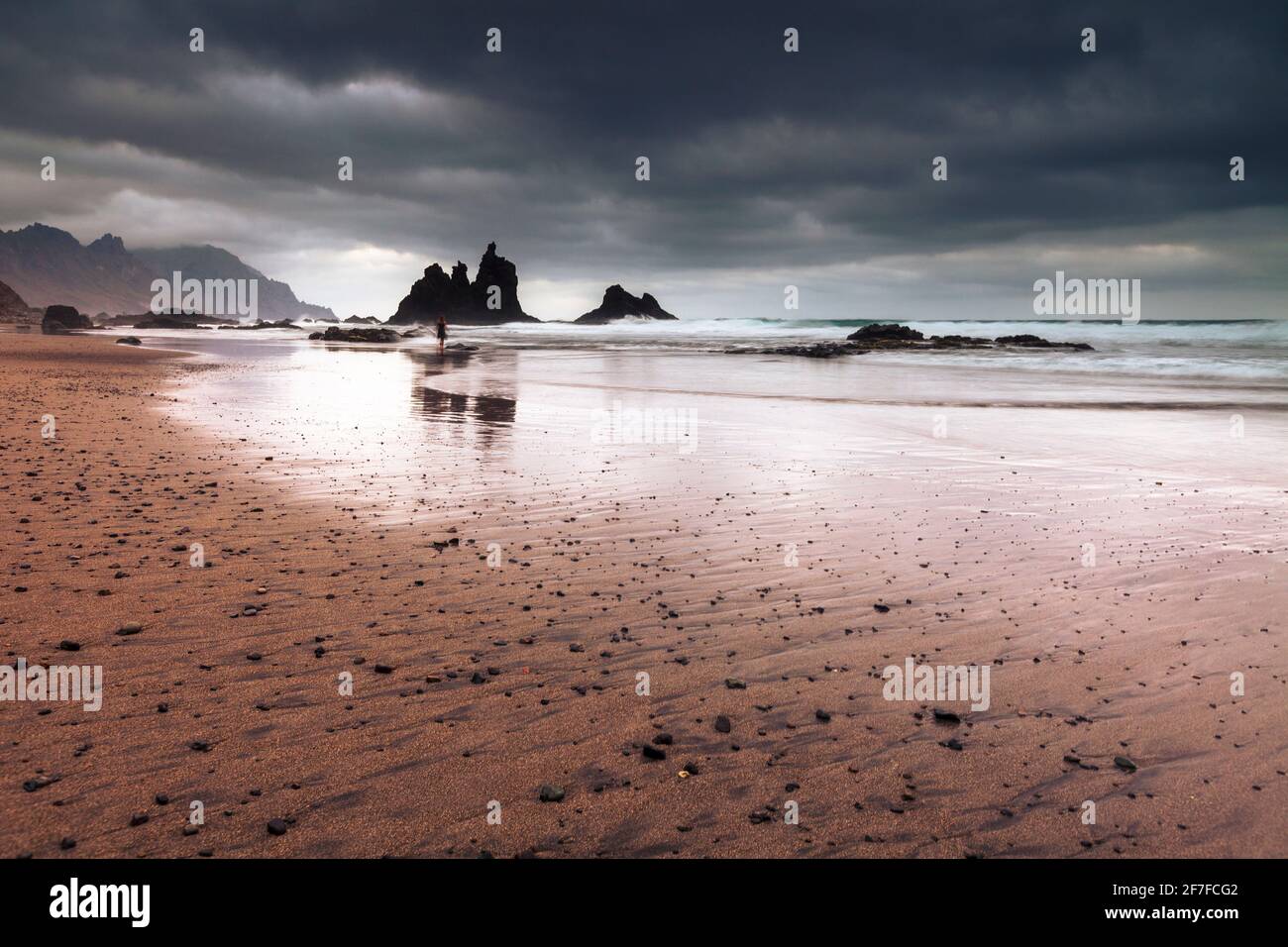 Plage incroyable sur l'île de Ténérife Banque D'Images