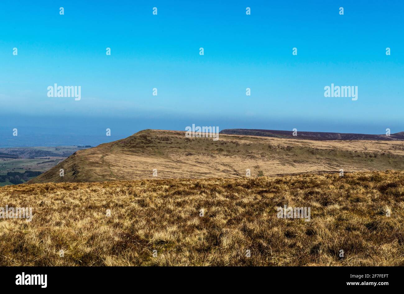 Twmpa, alias Lord Hereford's Knob, et Hay Bluff dans les montagnes noires du pays de Galles Banque D'Images