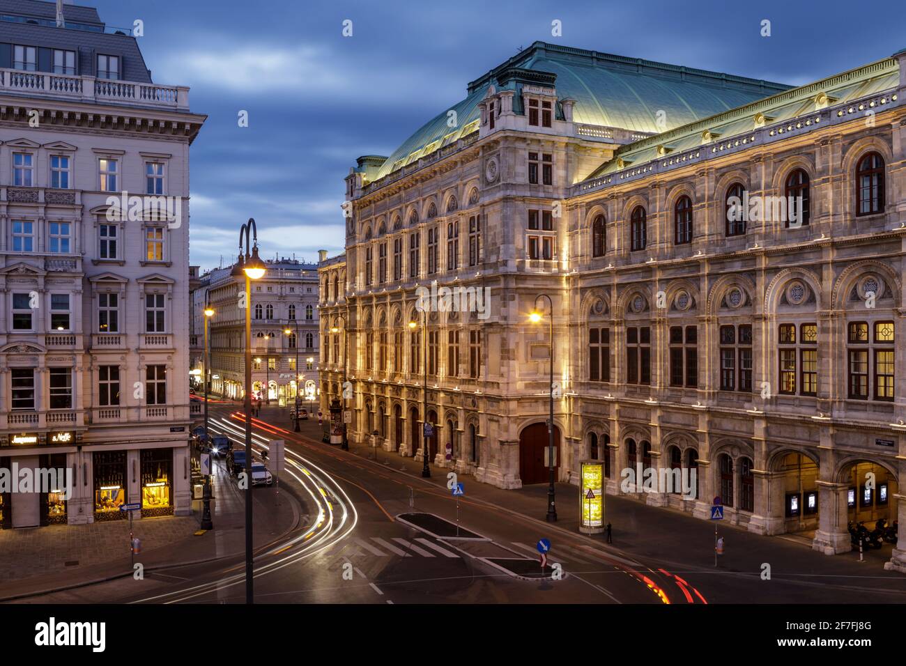 L'Opéra d'Etat de Vienne dans le centre de Vienne, Autriche, Europe Banque D'Images