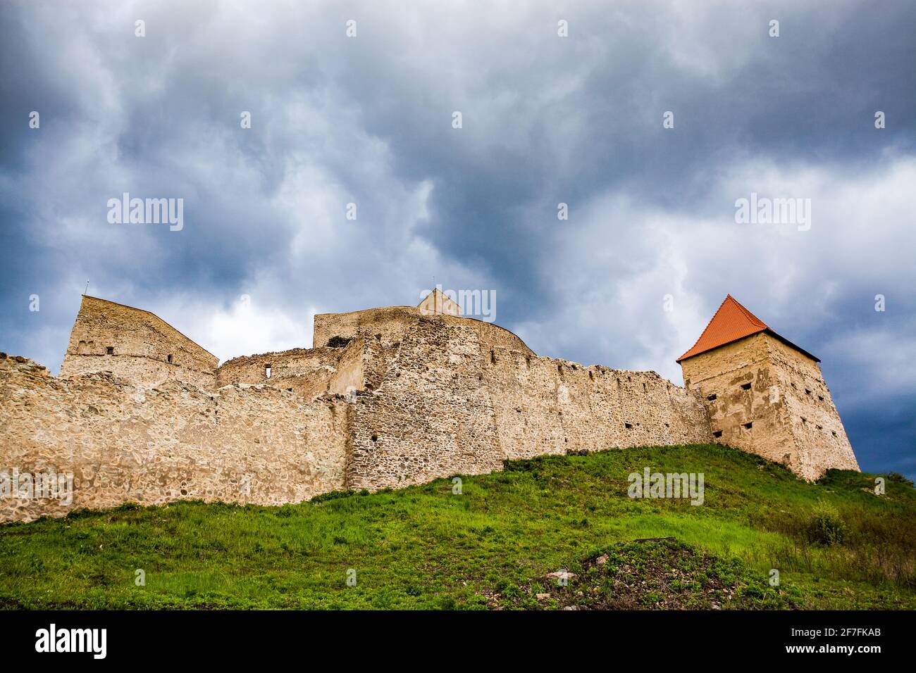 Citadelle de Rupea dans le comté de Brasov, Roumanie, Europe Banque D'Images