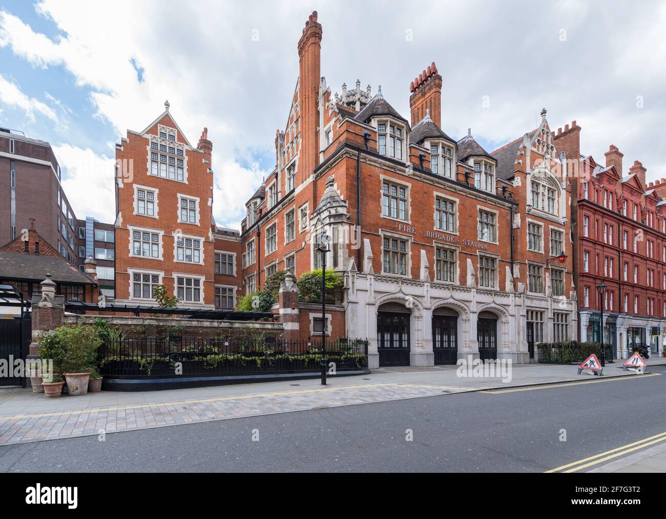 L'hôtel et restaurant de luxe Chiltern Firehouse. Chiltern Street, Marylebone, Londres, Angleterre, Royaume-Uni Banque D'Images
