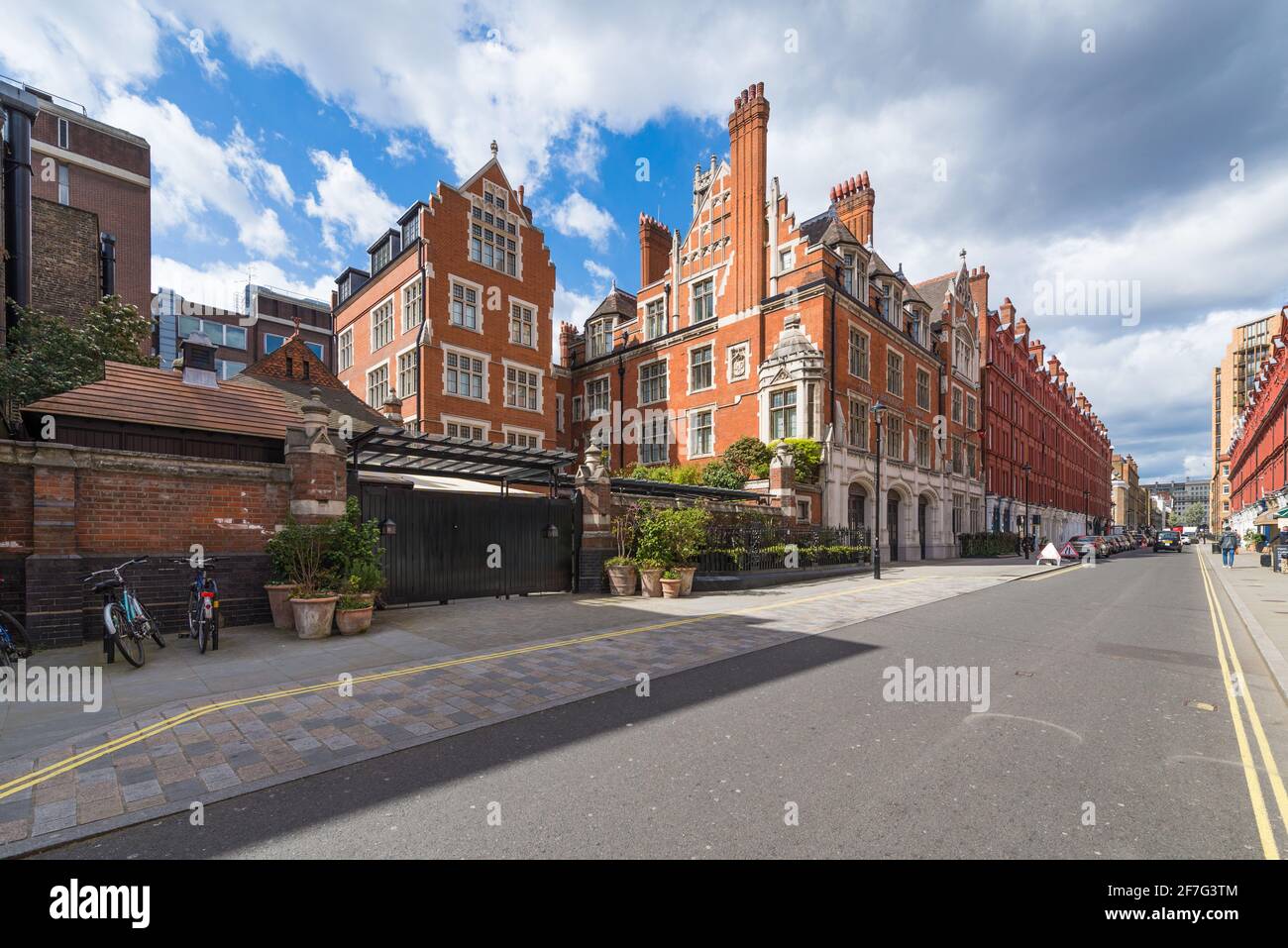 L'hôtel et restaurant de luxe Chiltern Firehouse. Chiltern Street, Marylebone, Londres, Angleterre, Royaume-Uni Banque D'Images