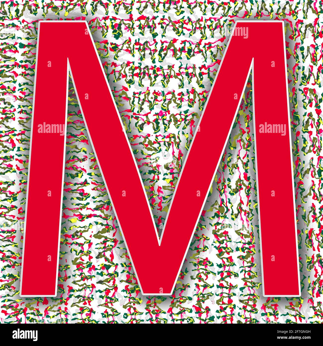 Graphique Carr Avec Un Caract re Majuscule Color M Comme Une Lettre graphique-carr-avec-un-caract-re-majuscule-color-m-comme-une-lettre