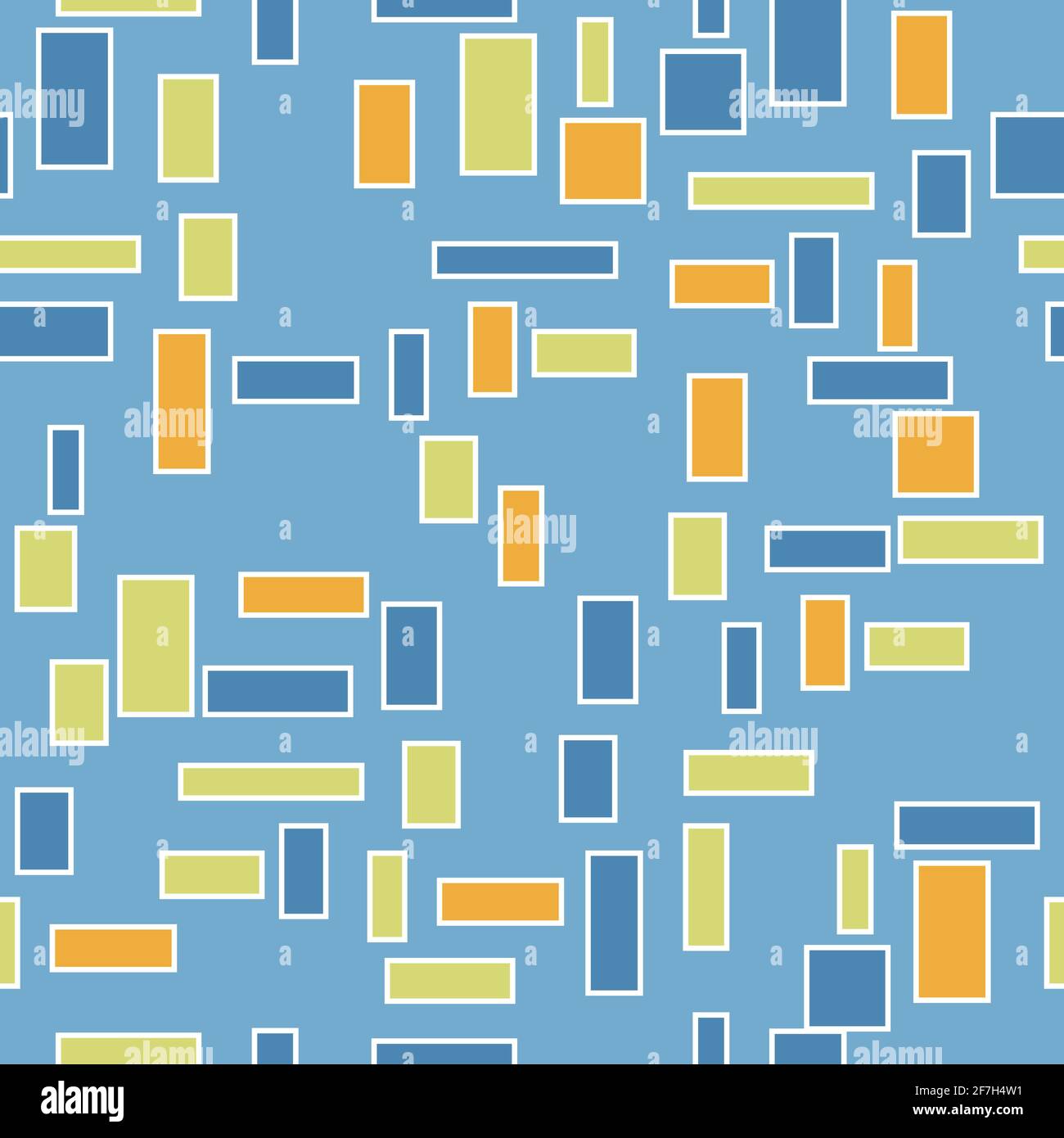 Rectangles géométriques vecteur sans couture motif pour papier peint, textile , surface, mode , arrière-plan,mosaïque, papeterie, décoration, ameublement, etc Illustration de Vecteur