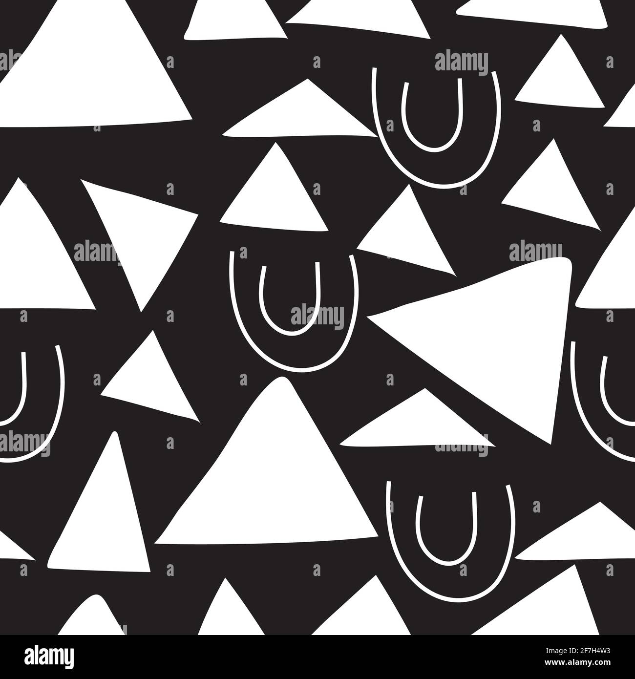 Triangles géométriques vecteur sans couture motif pour papier peint, textile , surface, mode , arrière-plan,carrelage, papeterie, décoration, ameublement, etc Illustration de Vecteur