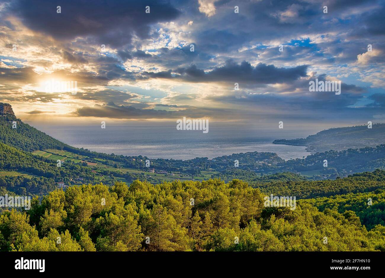 Quelque part en Provence, Sud de la France Banque D'Images