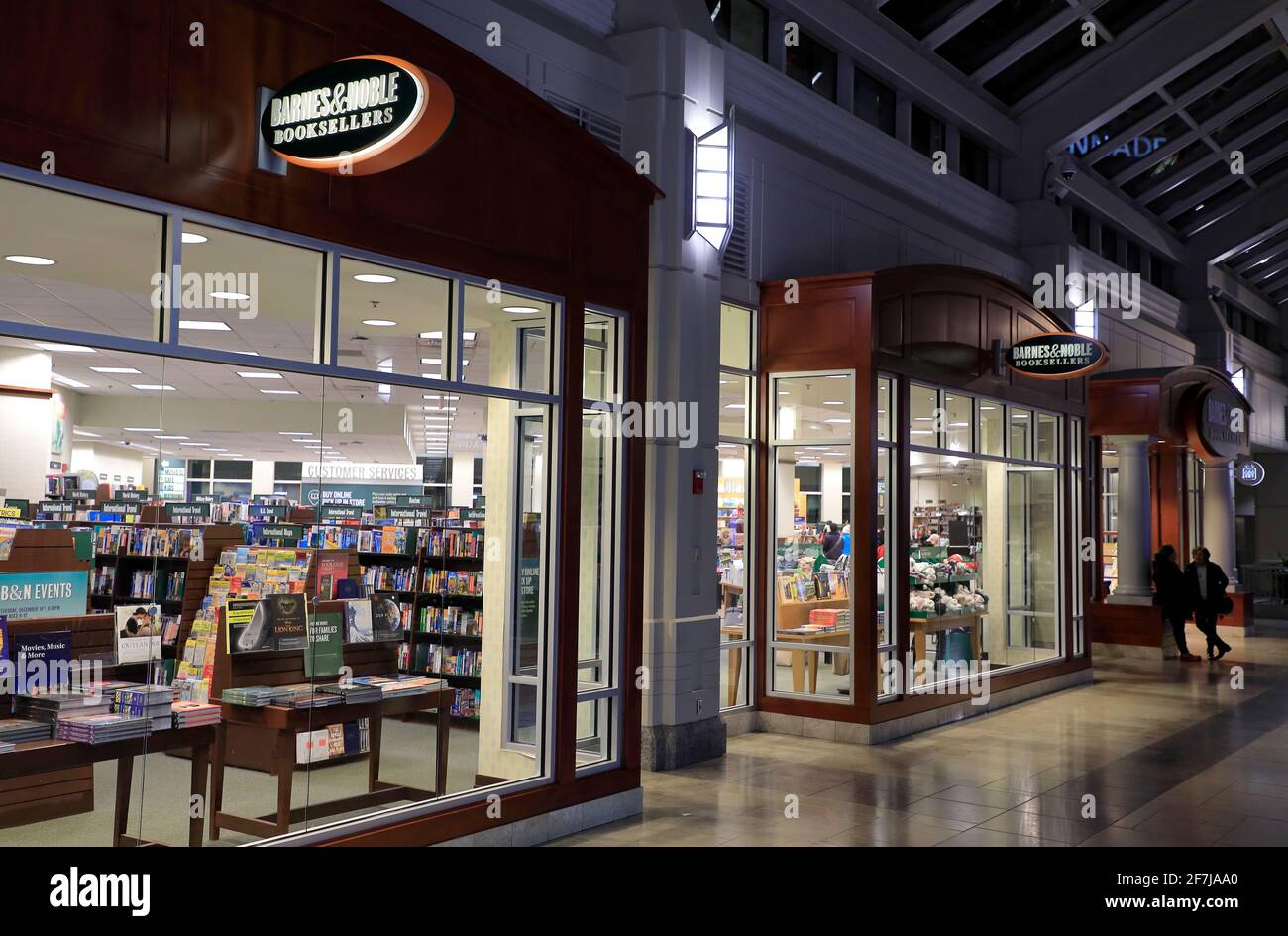 Barnes & Noble Booksellers à l'intérieur du centre commercial Prudential Center.Boston.Massachusetts.USA Banque D'Images