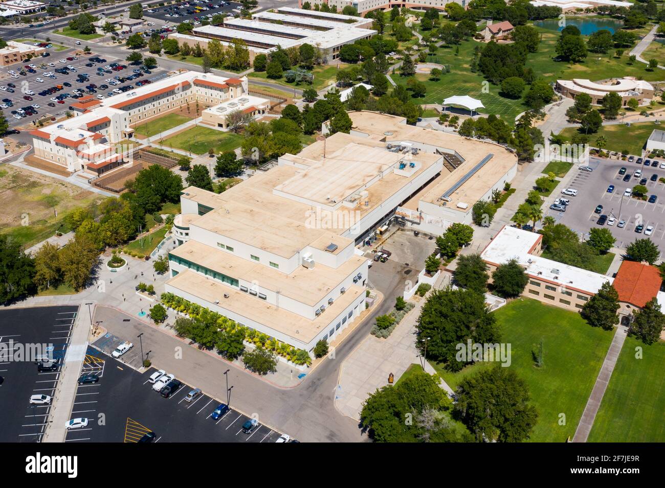 NMSU Corbett Center Student Union, Université d'État du Nouveau-Mexique, Las Cruces, NOUVEAU-MEXIQUE, États-Unis Banque D'Images