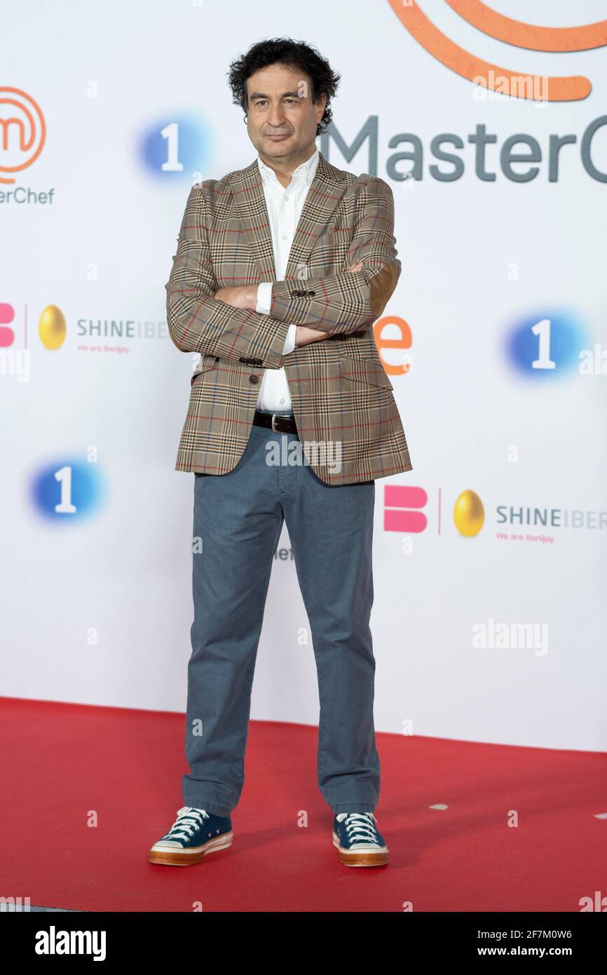 Pepe Rodriguez participe à la séance photo de 'MasterChef 9' RTVE Prado del Rey à Madrid. (Photo par Oscar Fuentes / SOPA Images / Sipa USA) Banque D'Images