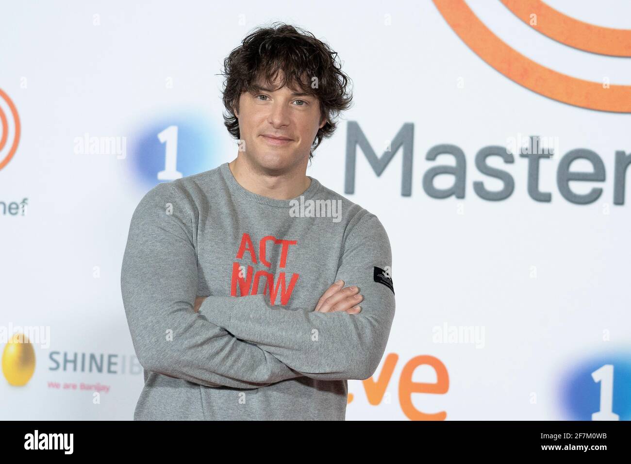 Jordi Cruz participe à la séance photo de 'MasterChef 9' RTVE Prado del Rey à Madrid. (Photo par Oscar Fuentes / SOPA Images / Sipa USA) Banque D'Images