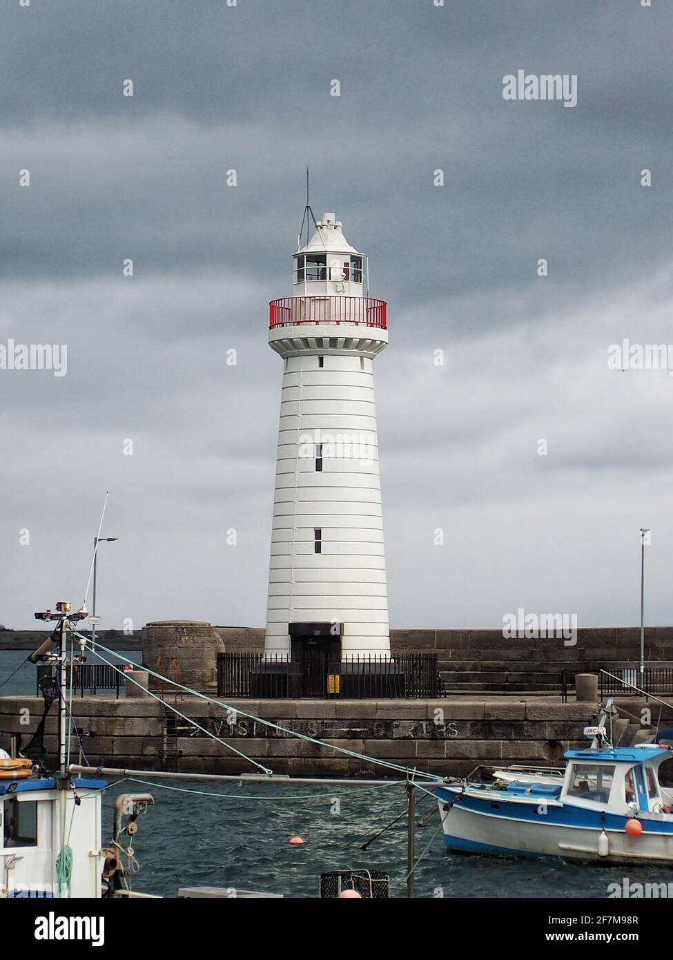 Phare de Donaghadee, Irlande du Nord, Royaume-Uni Banque D'Images