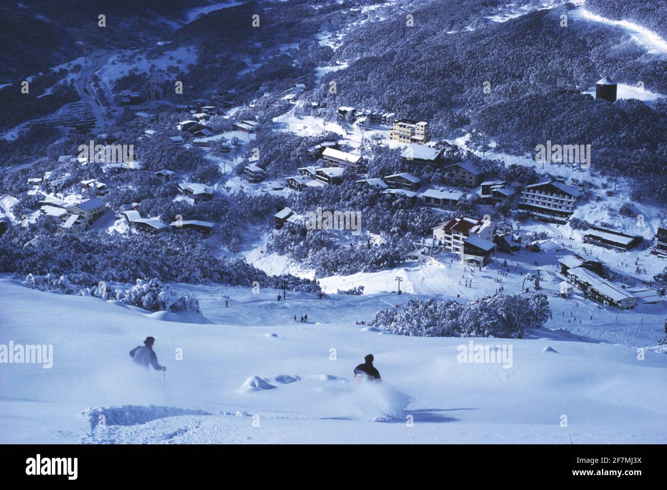 Australie. Victoria. Falls Creek. Station de ski. Banque D'Images