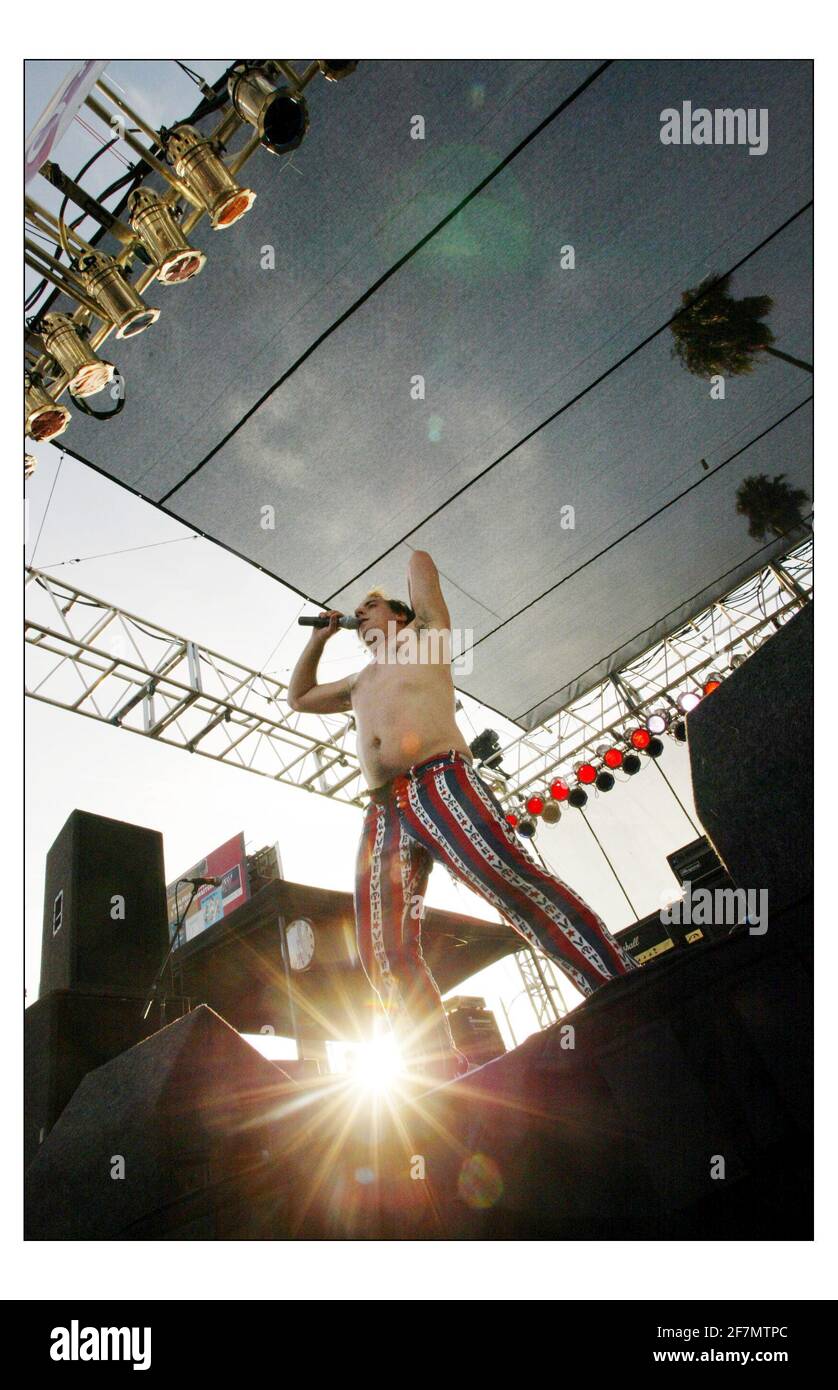 Har Mar Superstar... À Los Angeles pour l'indépendant le dimanche.pic David Sandison Banque D'Images