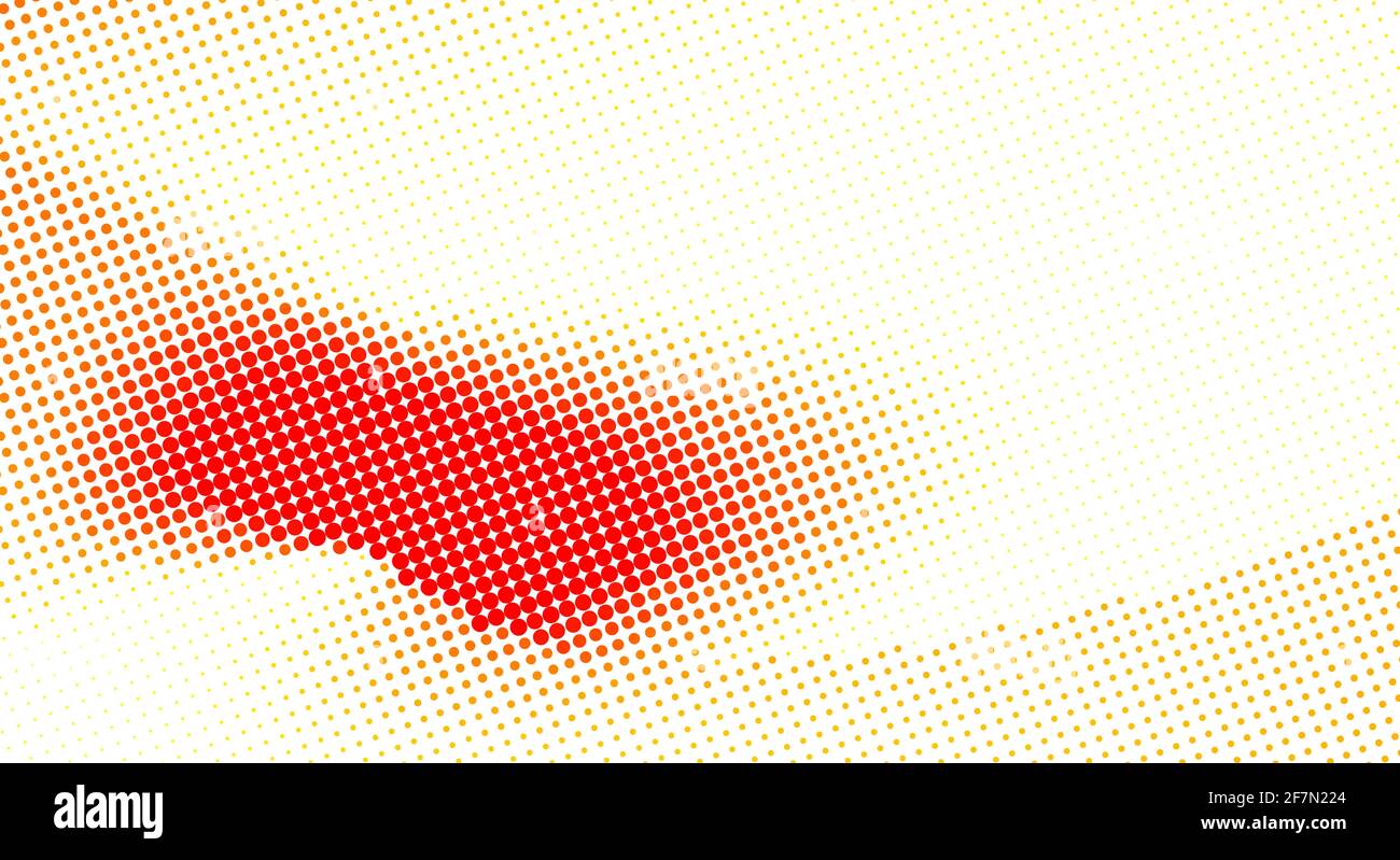 Arrière-plan abstrait rétro en pointillés avec effet demi-ton. Motif graphique vectoriel Illustration de Vecteur