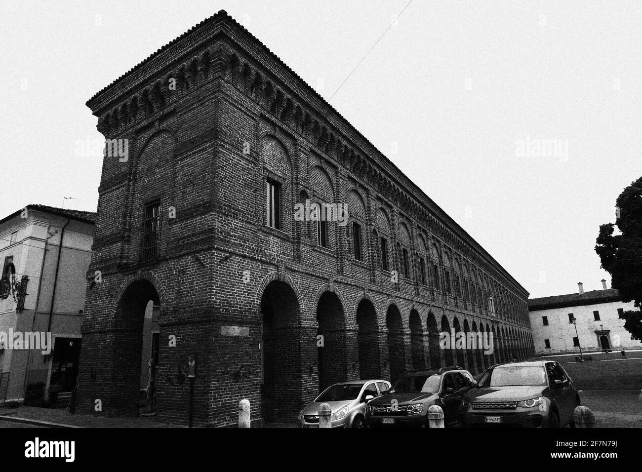 Vieille Galleria degli Antichi, Casalmaggiore, Lombardie, Italie Banque D'Images