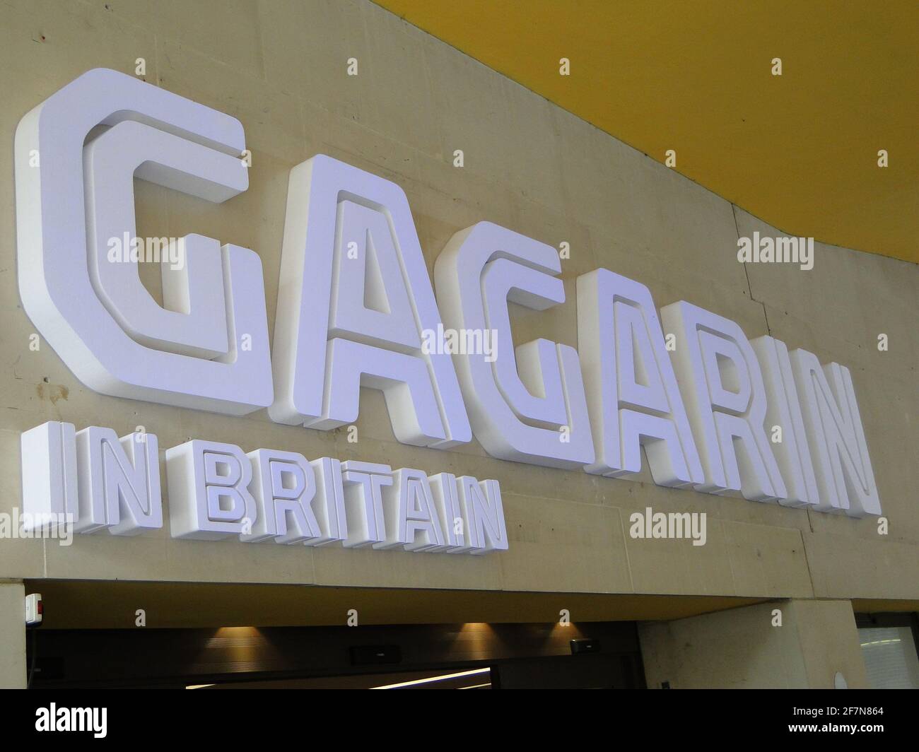 Dévoilement de la statue à Yuri Gagarin - le premier homme dans le cosmos au British Council Building à Londres, Royaume-Uni Banque D'Images