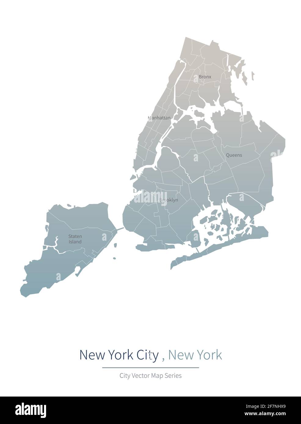 Carte routière de new york city Banque d'images vectorielles - Alamy