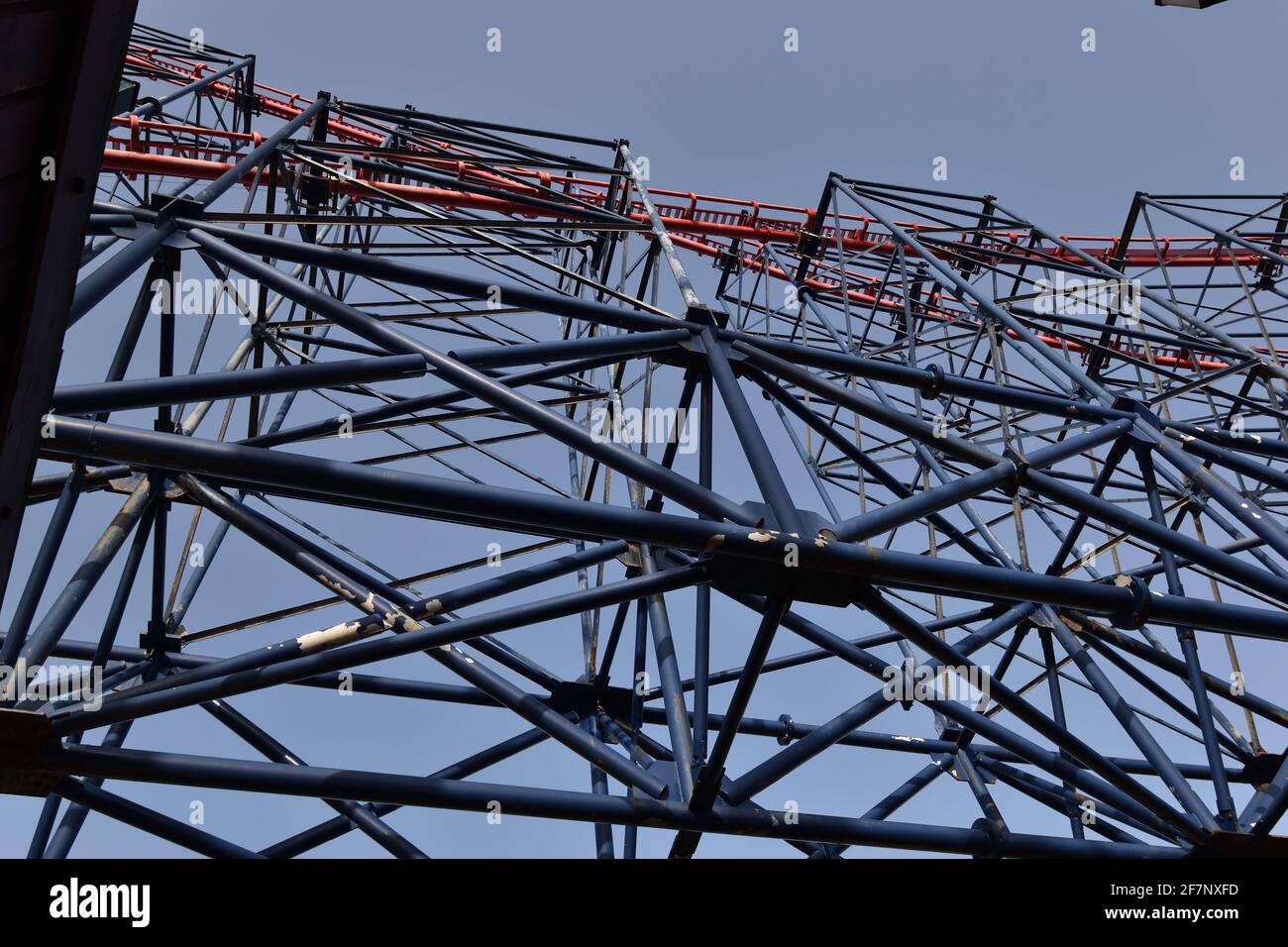The Big One (également connu sous le nom de Pepsi Max), à Blackpool Pleasure Beach. Banque D'Images