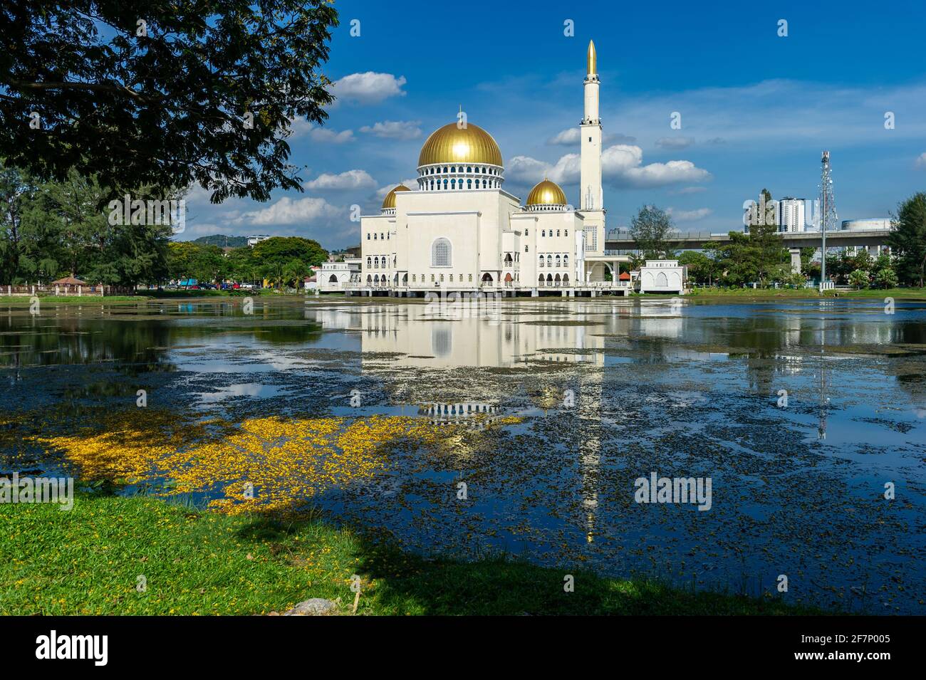 Mosquée Puchong Perdana, Selangor, Malaisie Banque D'Images