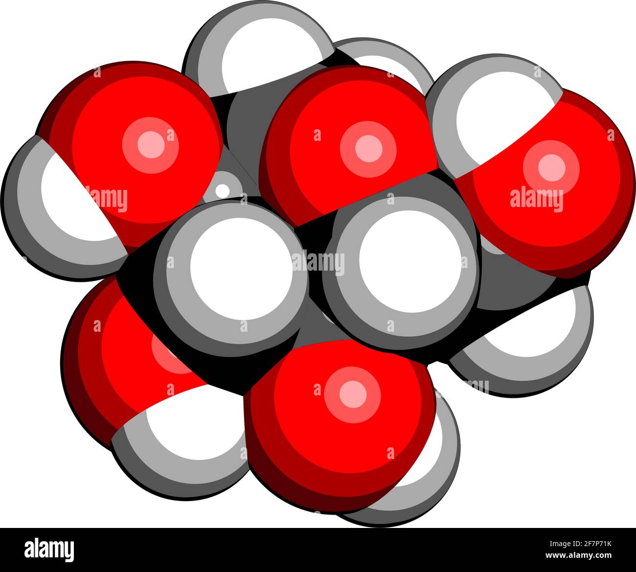 Cellulose molecule Banque d'images vectorielles Alamy