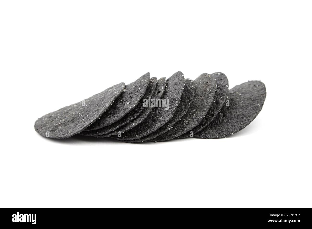 Chips de pommes de terre noires Banque de photographies et d’images à haute résolution Alamy