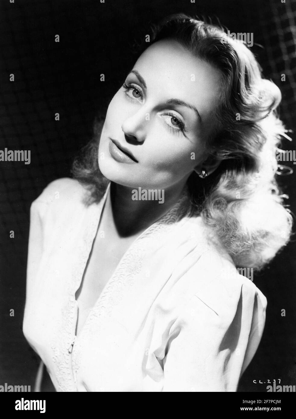 CAROLE LOMBARD 1940 Portrait publicitaire pour RKO radio Images Banque D'Images