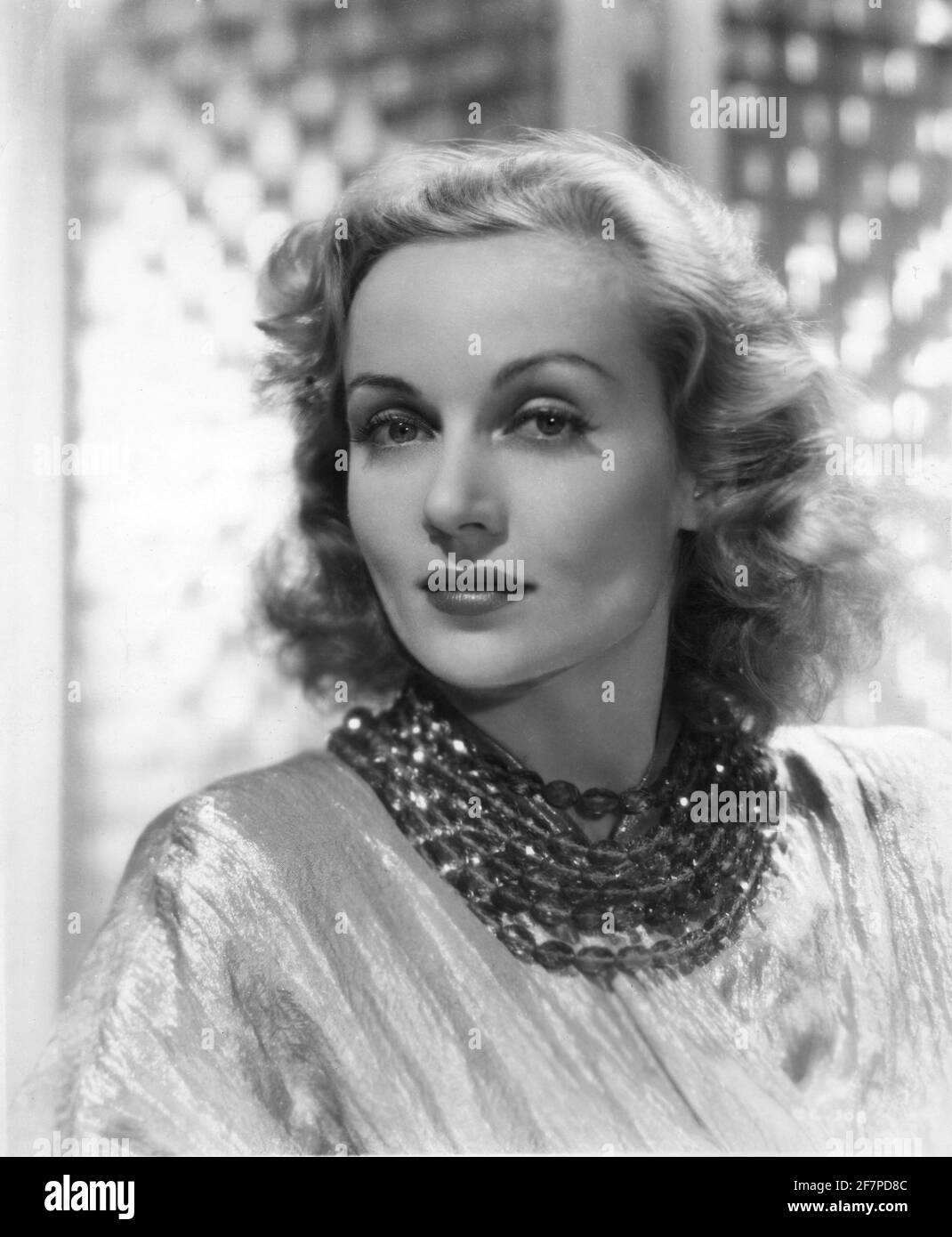 CAROLE LOMBARD 1940 Portrait publicitaire pour RKO radio Images Banque D'Images