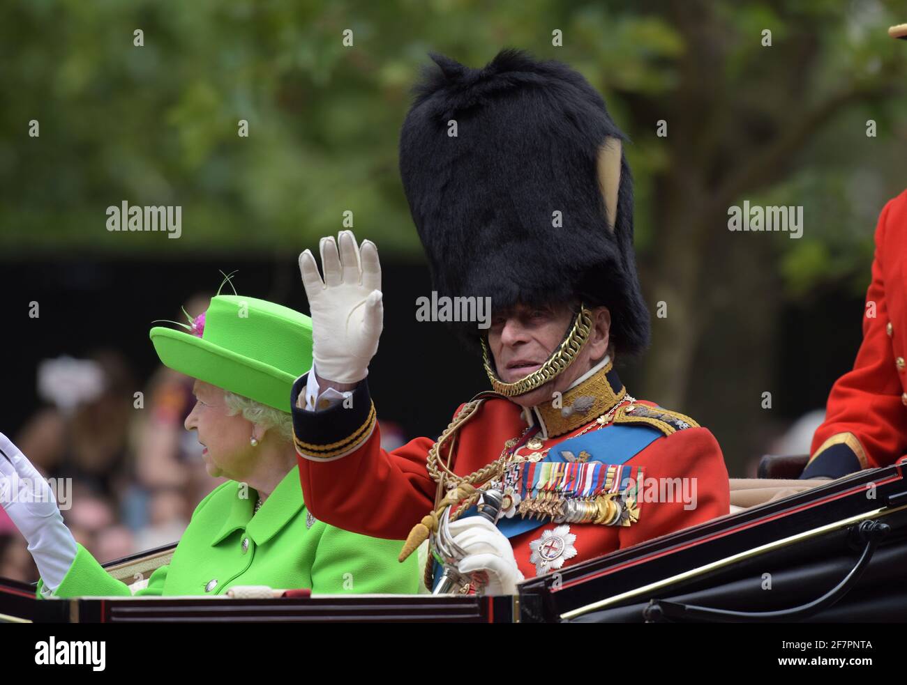 DOSSIER : Prince Phllip Dead à 99. ROYAUME-UNI. 11 juin 2016. Prince Philip lors de Trooping la couleur et le Queens anniversaire Parade juin 2016 crédit: MARTIN DALTON/Alay Live News Banque D'Images