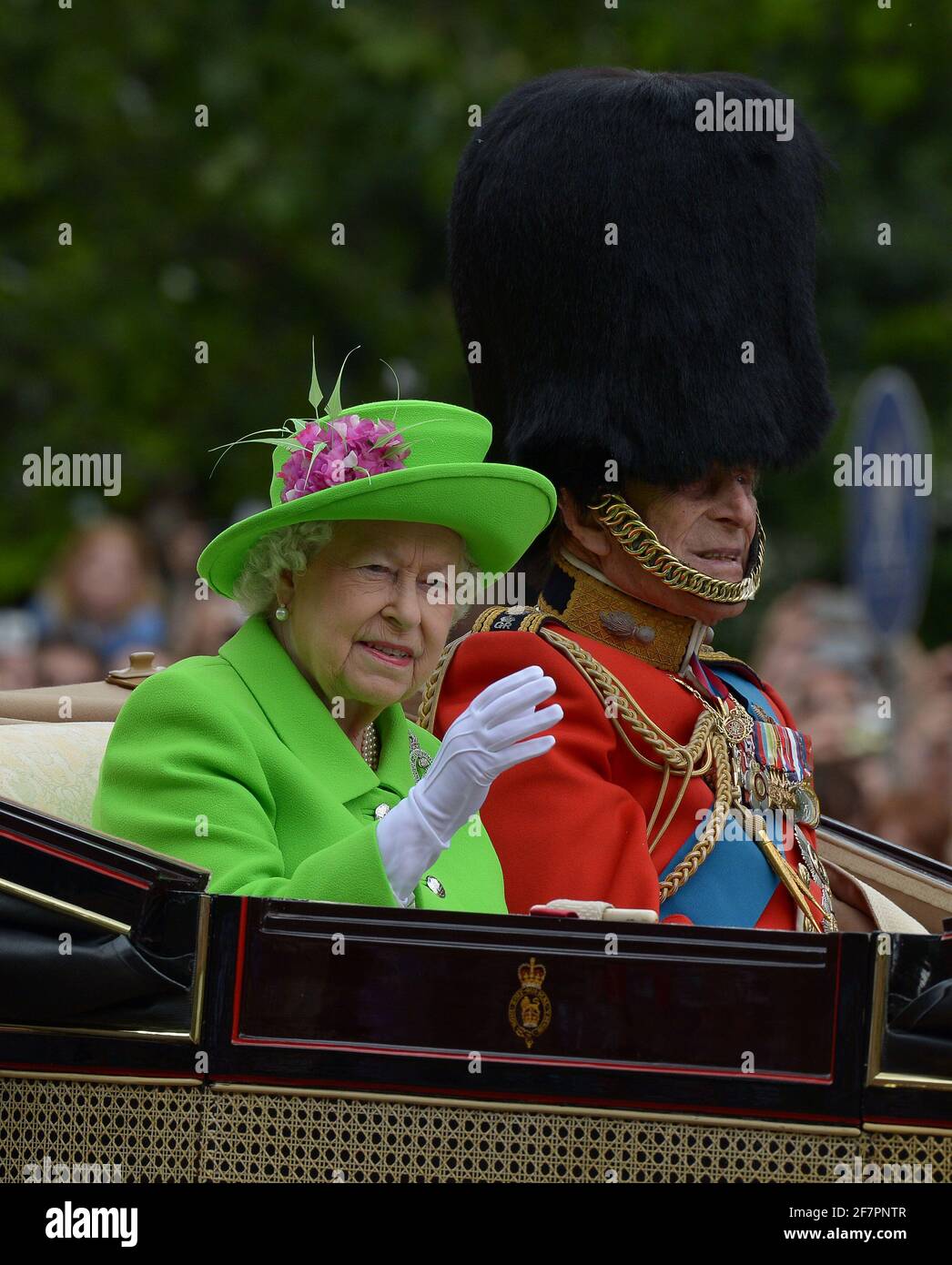 DOSSIER : Prince Philip Dead à 99. ROYAUME-UNI. 11 juin 2016. Prince Philip lors de Trooping la couleur et le Queens anniversaire Parade juin 2016 crédit: MARTIN DALTON/Alay Live News Banque D'Images