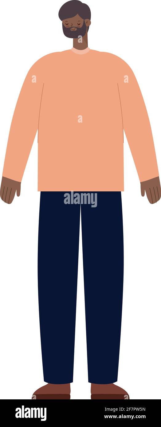 homme avec manteau Illustration de Vecteur