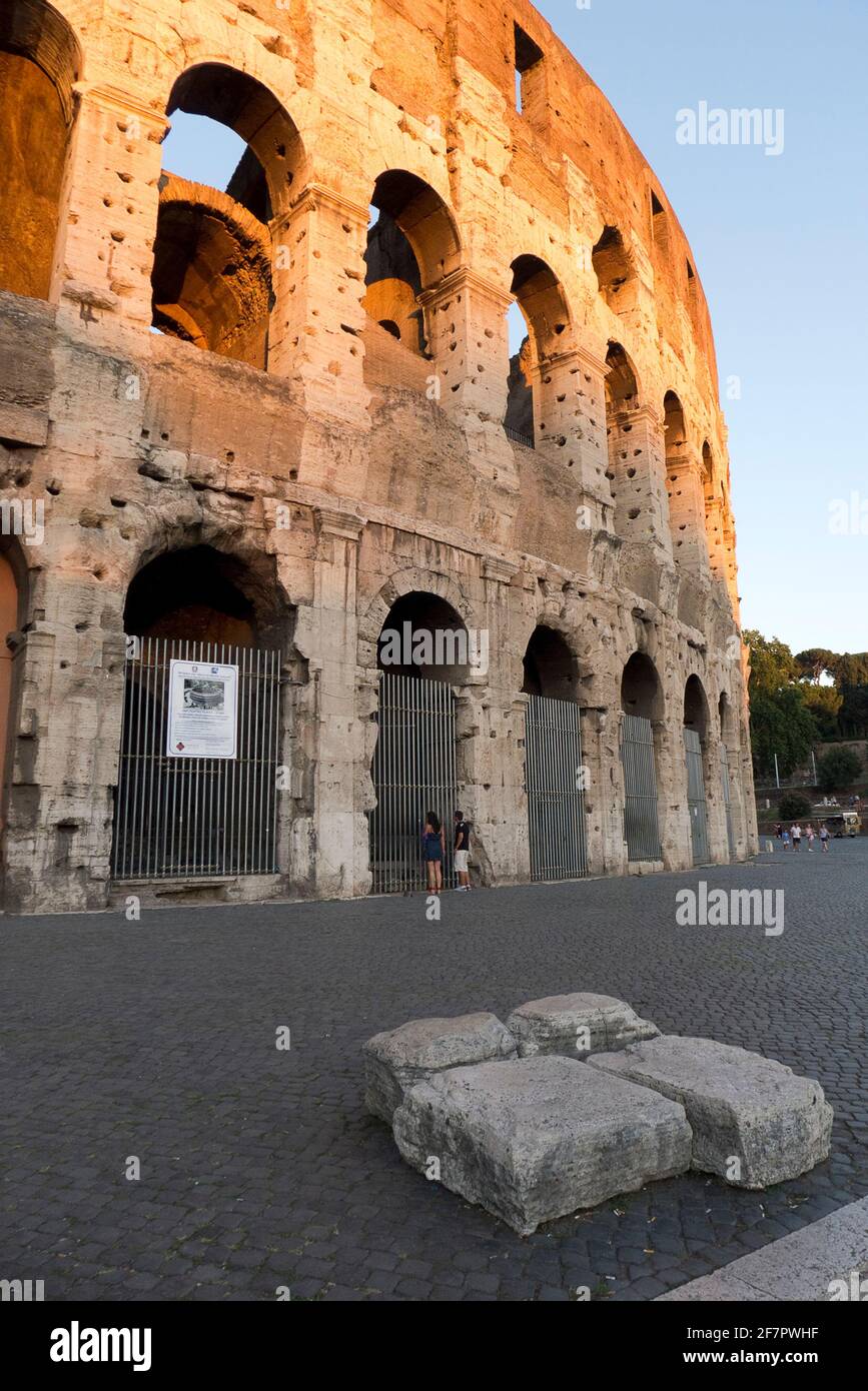 Colisée à Rome Italie Banque D'Images