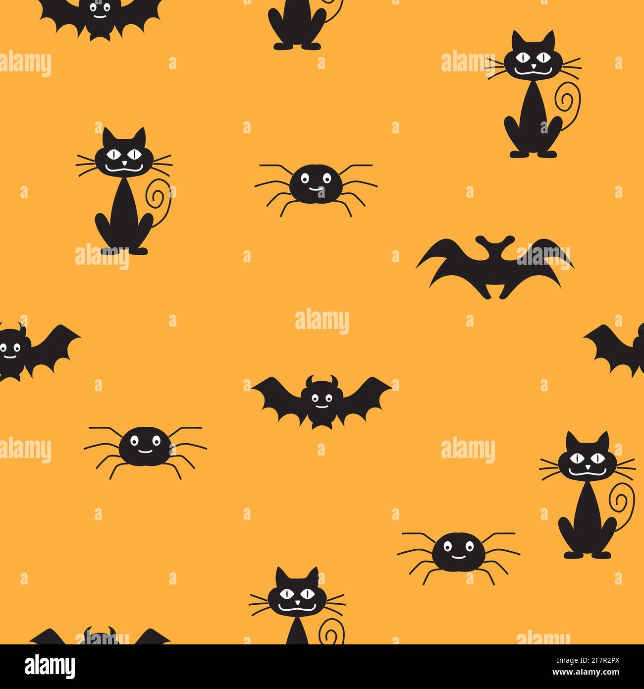 Halloween vector sans couture motif pour papier peint, textile , surface, mode , arrière-plan,carrelage, Papeterie, décoration, ameublement, etc. Vecteur géométrique Illustration de Vecteur