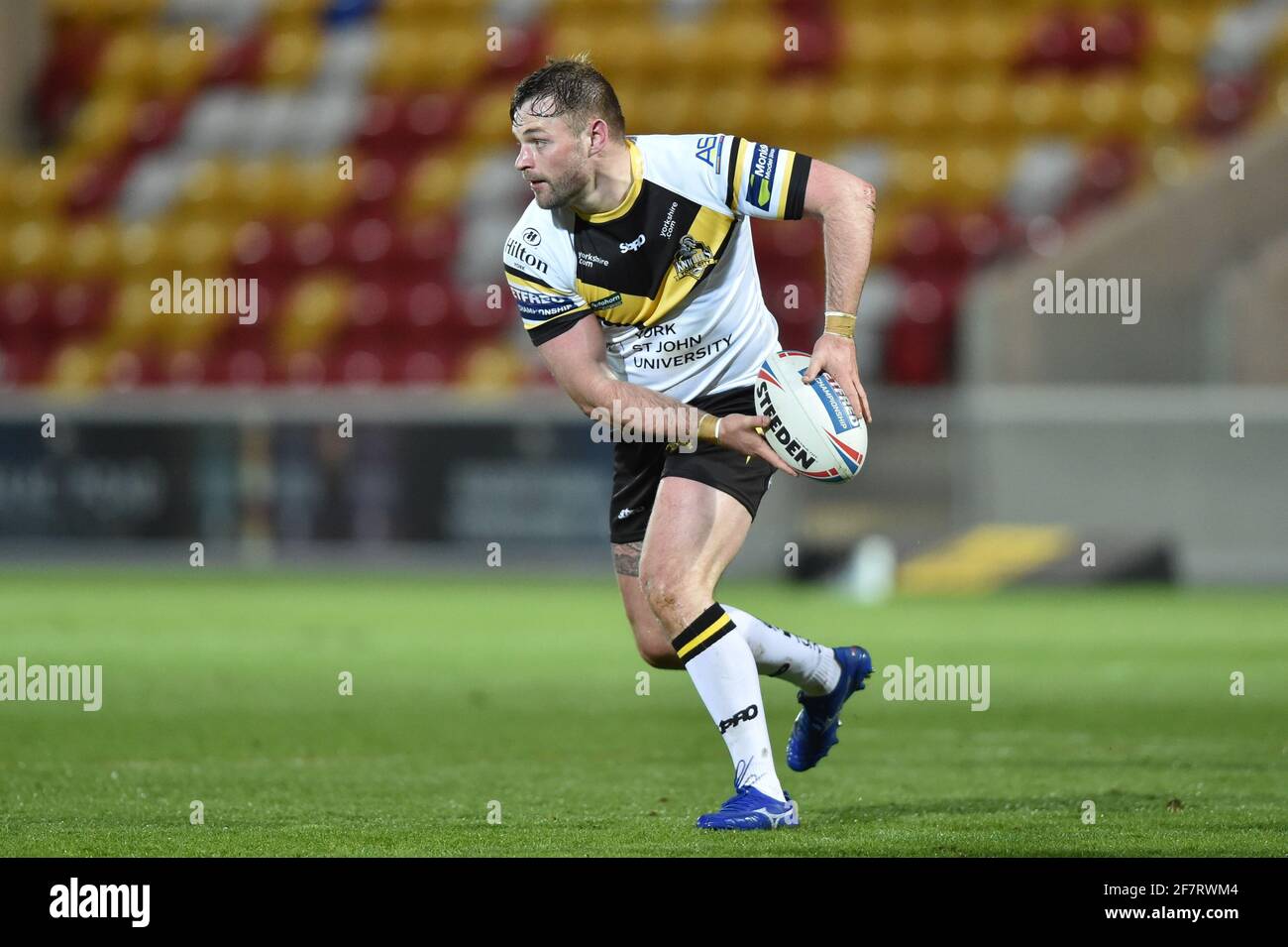 York, Royaume-Uni. 09e avril 2021. Marcus stock (16) des York City Knights en action pendant le match à York, Royaume-Uni le 4/9/2021. (Photo de Richard long/News Images/Sipa USA) crédit: SIPA USA/Alay Live News Banque D'Images