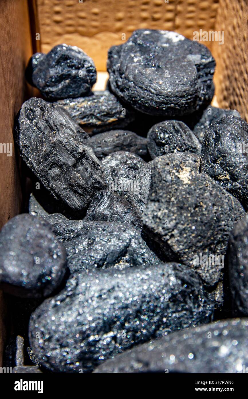 Plage de charbon de mer à Suffolk Banque D'Images