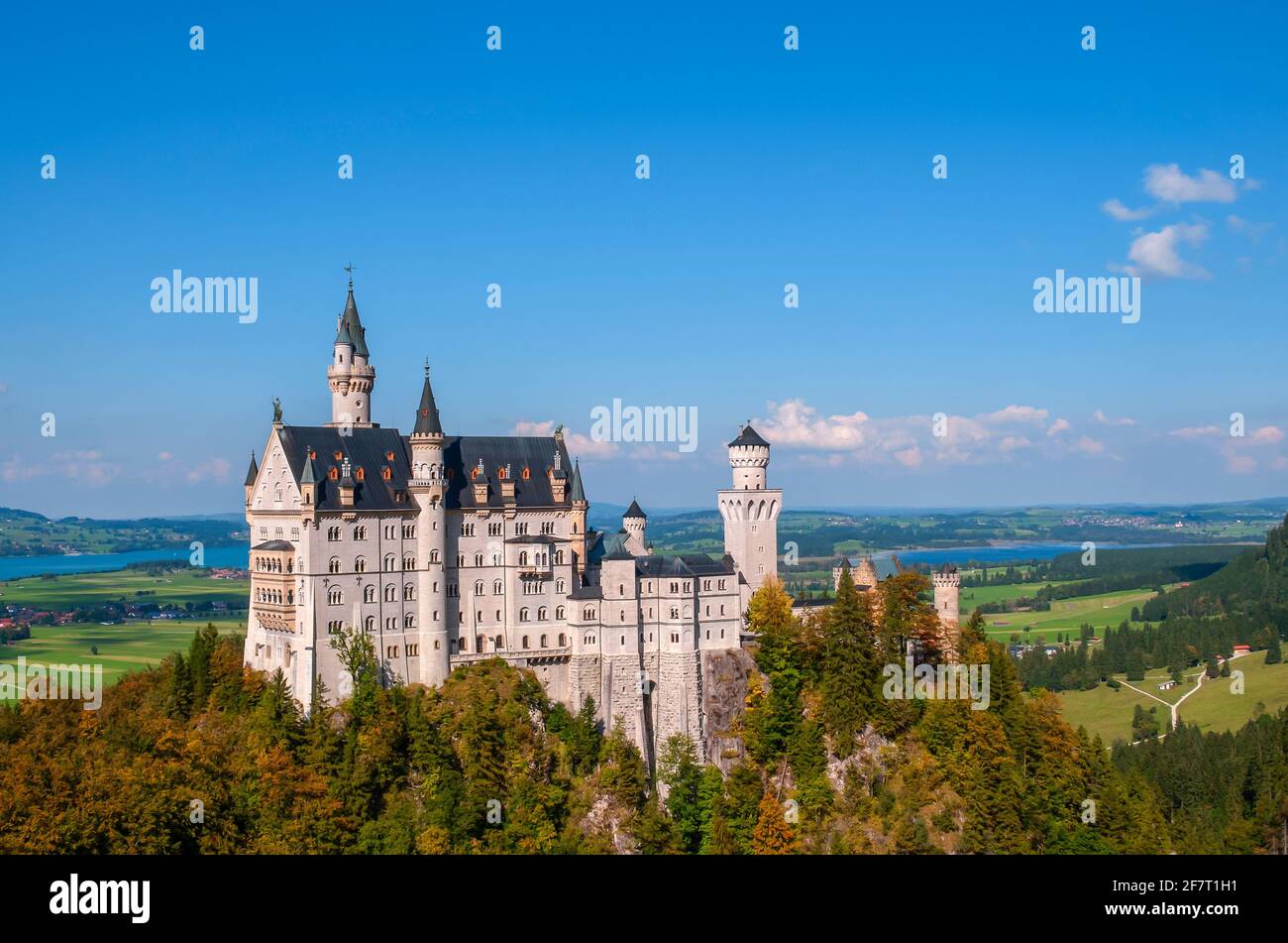 Rendez-vous au château de Neuschwanstein en Bavière, en Allemagne Banque D'Images