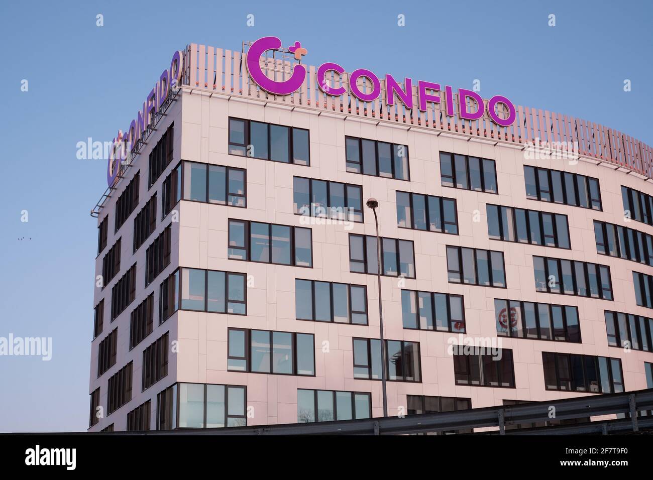 ConFido est une clinique privée ou un centre médical en Estonie. Banque D'Images