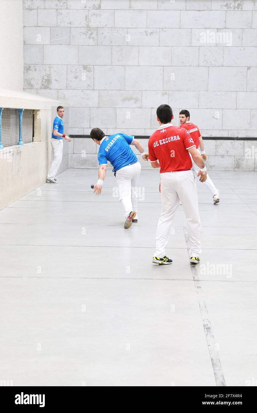 Pelota mano. (Image crédit: © Julen Pascual Gonzalez) Banque D'Images